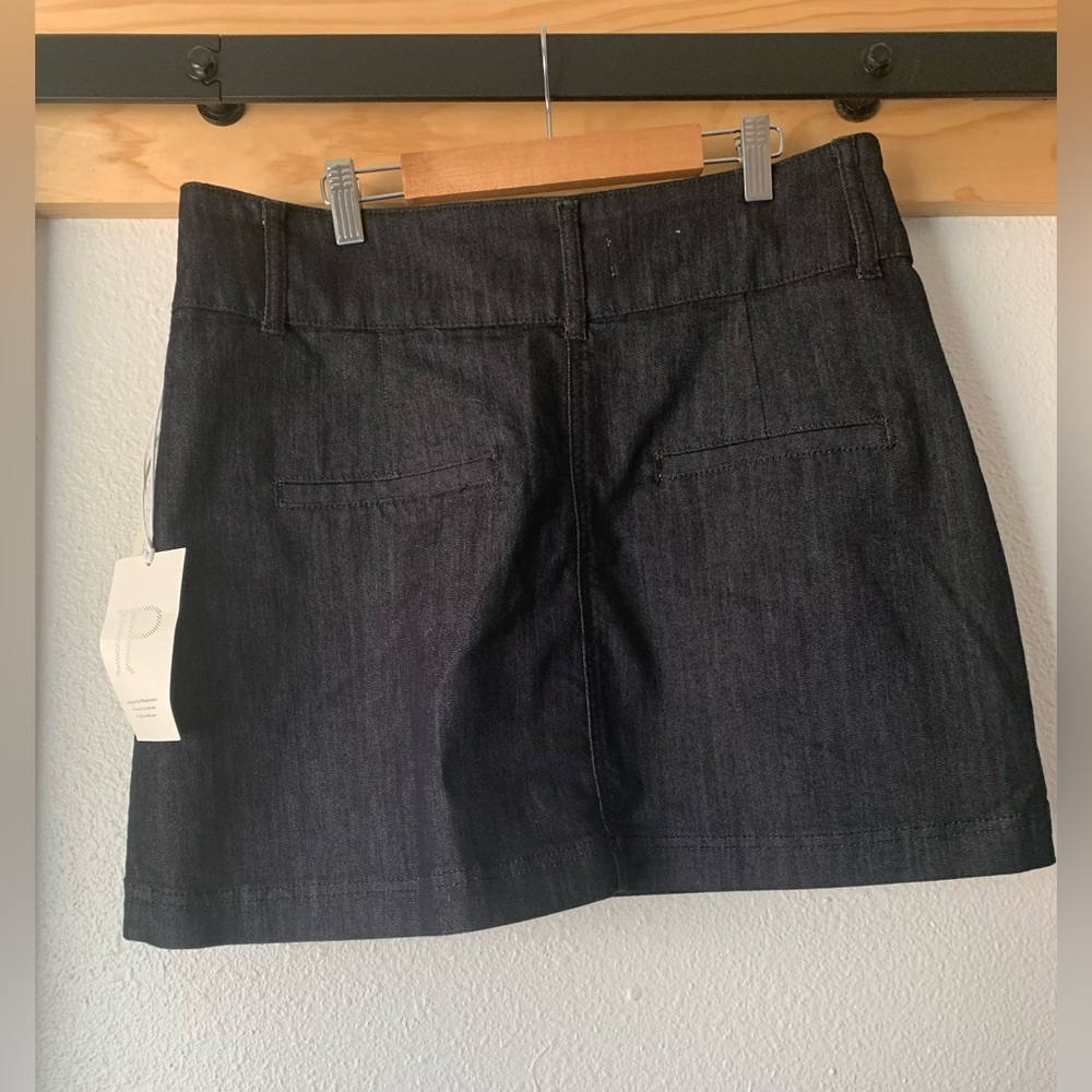 NWT Anthropologie Pilcro Button-Front Denim Mini Skirt, Size 14 - Picture 7 of 7